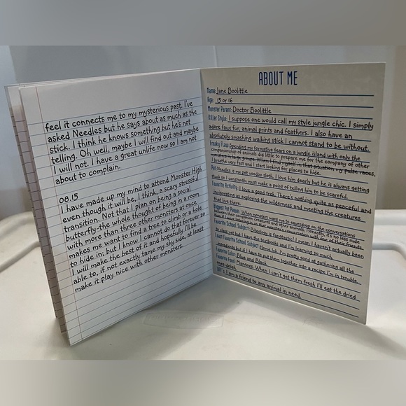 2 Variants of Monster High Jane Boolittle Dolls, Pink Lip & Purple Lip Variants - Picture 15 of 16